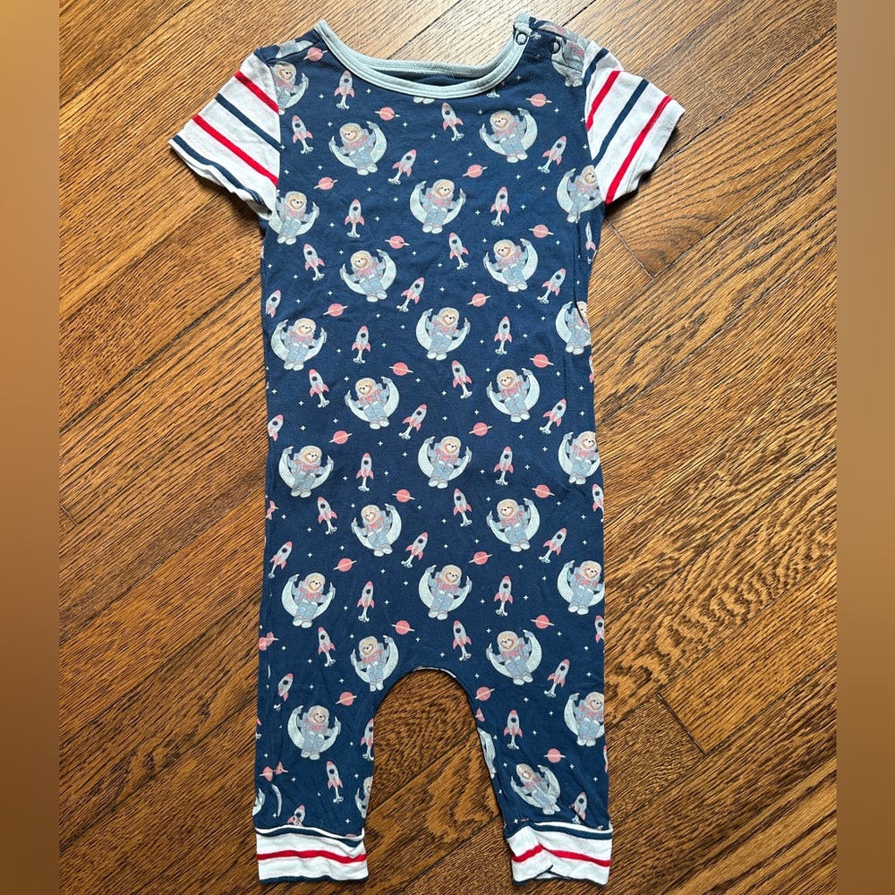 Freebirdees Space Sloth Romper (18-24mos)